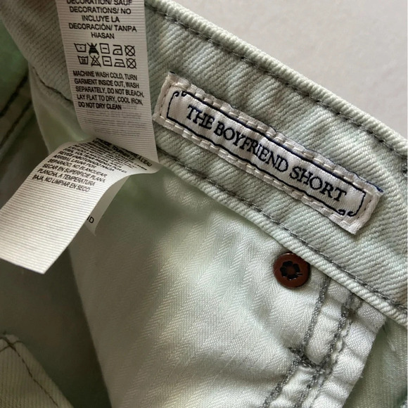 Lucky Brand "The Boyfriend Short" pastel green  button fly shorts 6/28 - Picture 7 of 9